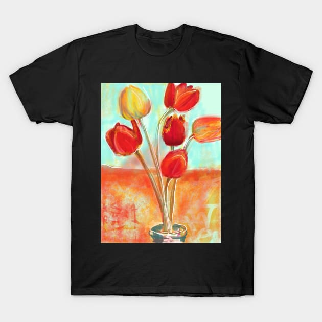 Tulips T-Shirt by Visuddhi